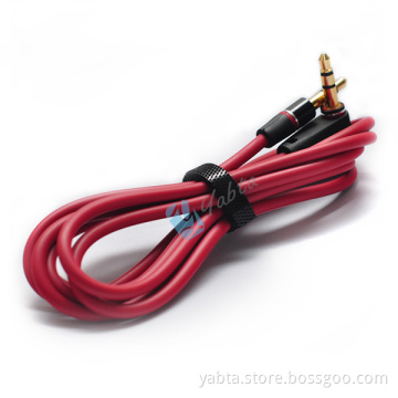 3.5mm Replacement Audio Headphone Angled AUX Cable